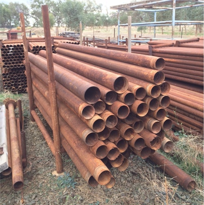 3mt long Packs of steel pipes, great for fencing stays or strainers For
